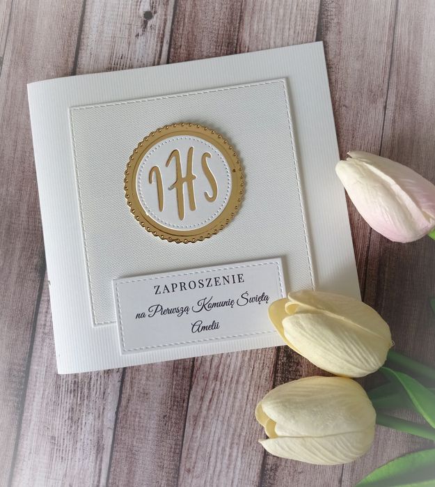 Zaproszenie pierwsza komunia Święta