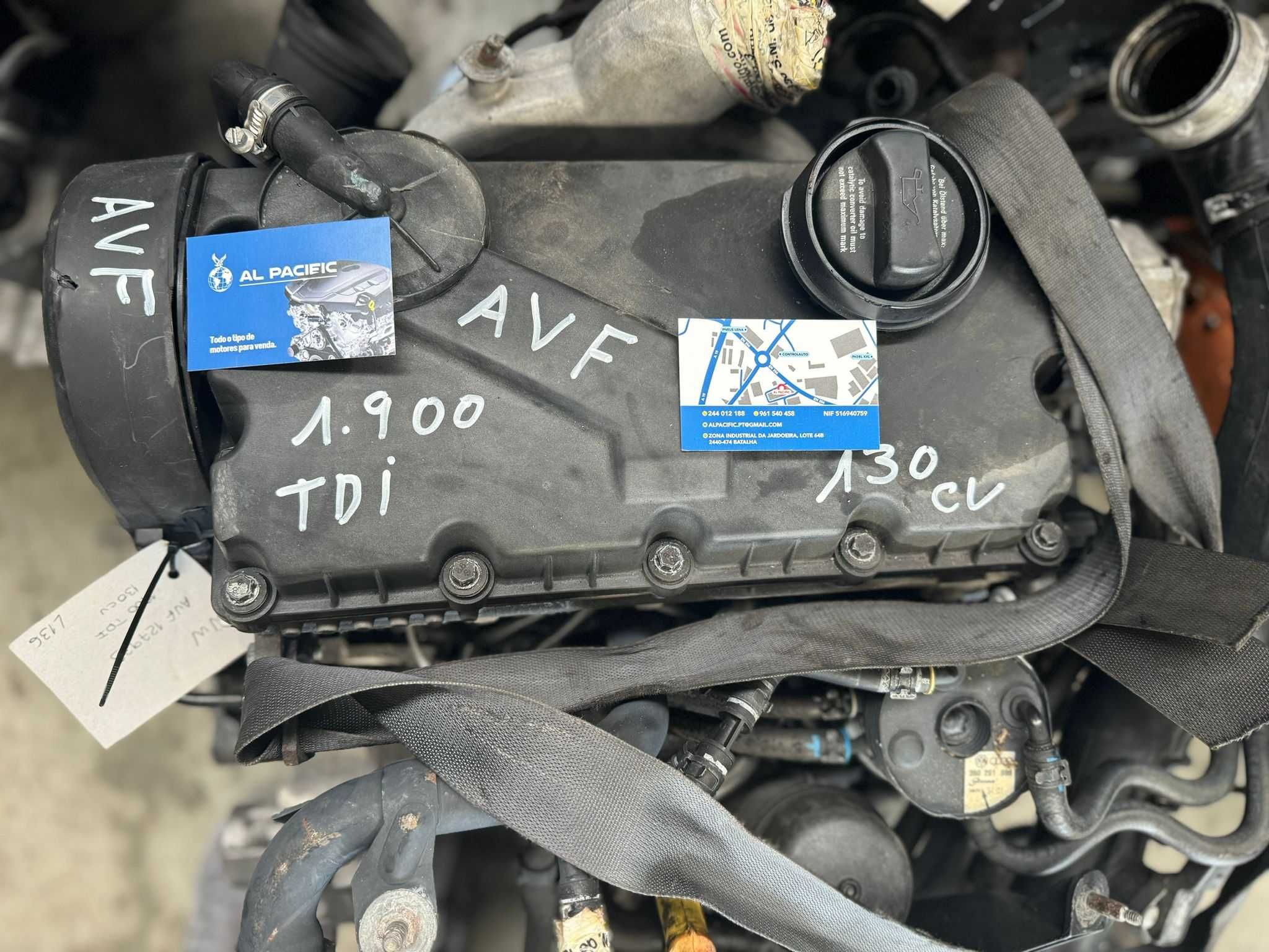 Motor AUDI A4 / VW PASSAT 1.9TDI 130CV Ref: AVF