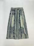 Distressed baggy custom jeans голубі штани джинси джинсы голубые M L S