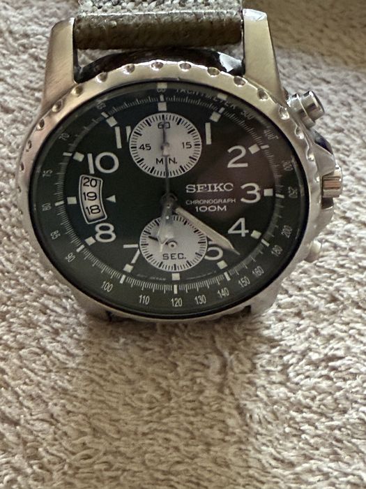 Zegarek Seiko Chronograph 7T94-0AH0 military