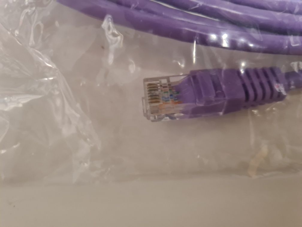 Kabel patchcord LAN rj45 1gb/s UTP 2m 3m do routera switch sieciowy