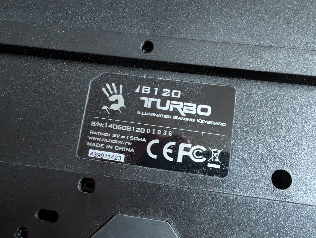 Zestaw A4tech klawiatura B120 + myszka V8