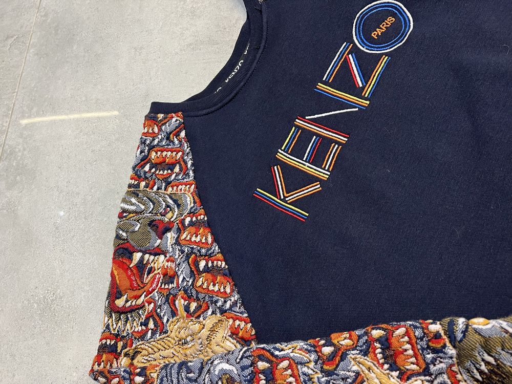 Kenzo bluza męska nowa M 38 granatowa