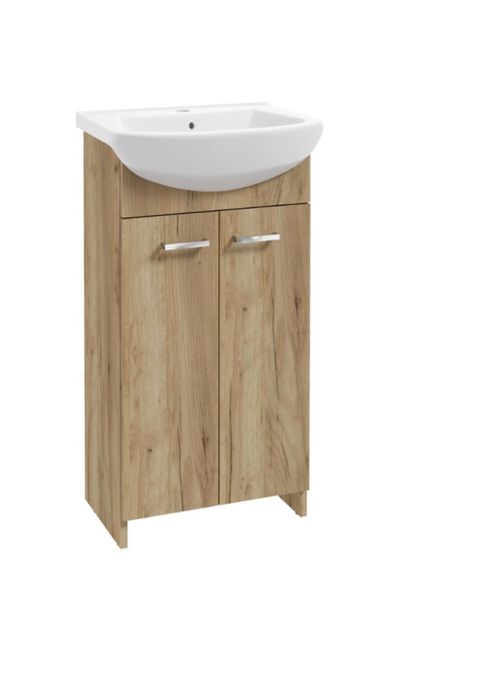 Szafka łazienkowa złoty dąb bez zlewu