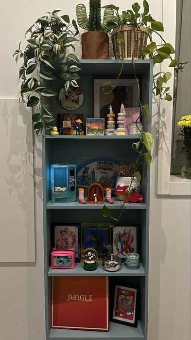 Estante verde moderna