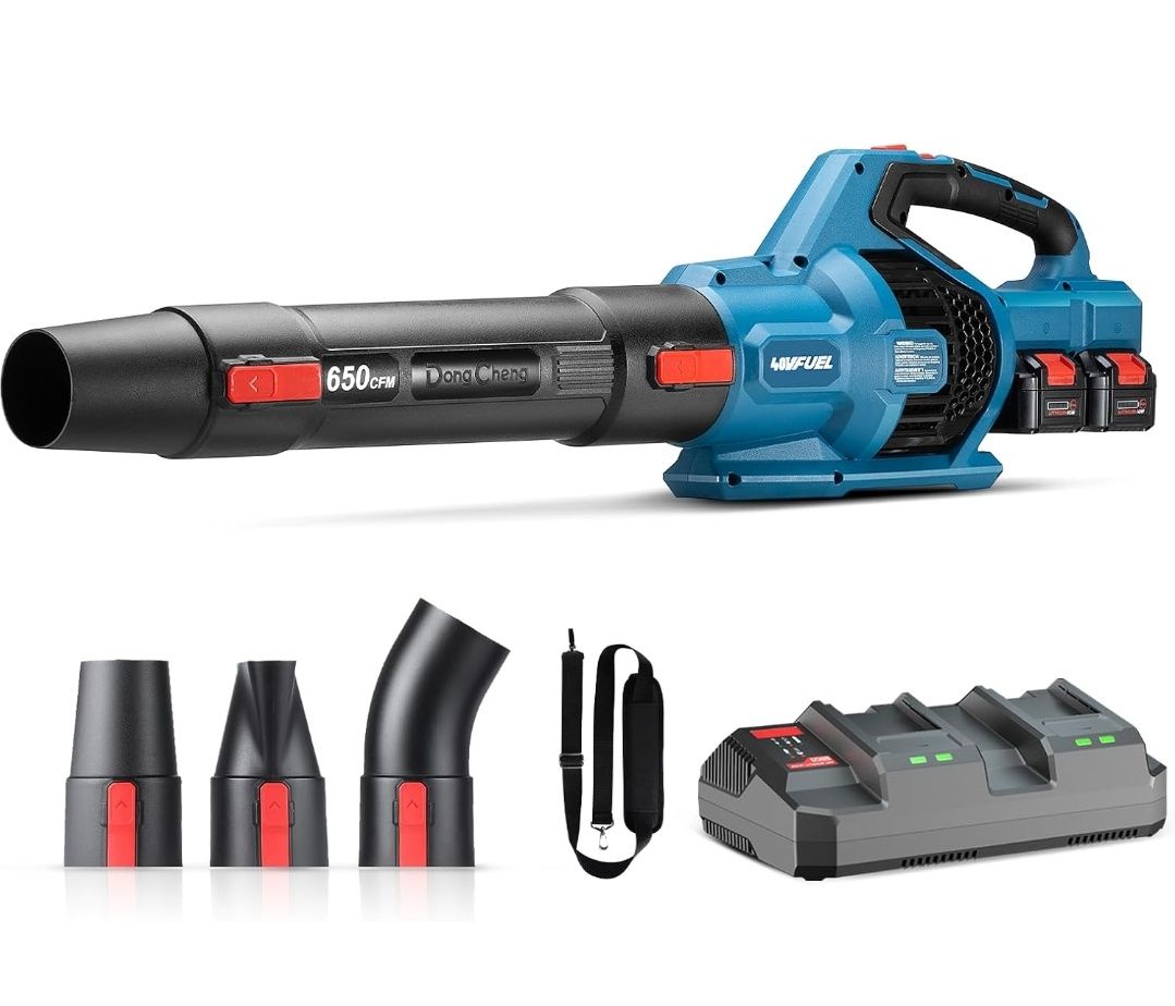DongCheng akumulatorowa dmuchawa do liści 2 x 18 V turbina
