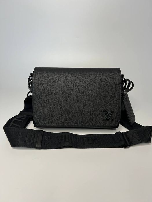 Чоловіча шкіряна сумка louis vuitton/ Мужская кожаная сумка