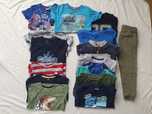 paczka ubrań zestaw ubranka 110/116 bluzy dresowe spodnie tshirty bluz
