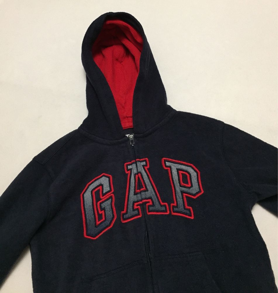 Плюшевое худи GAP на 6-7 лет 116-122см толстовка тёплая классная кофта