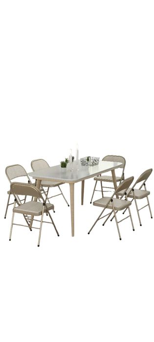 Krzesła składane 6 sztuk