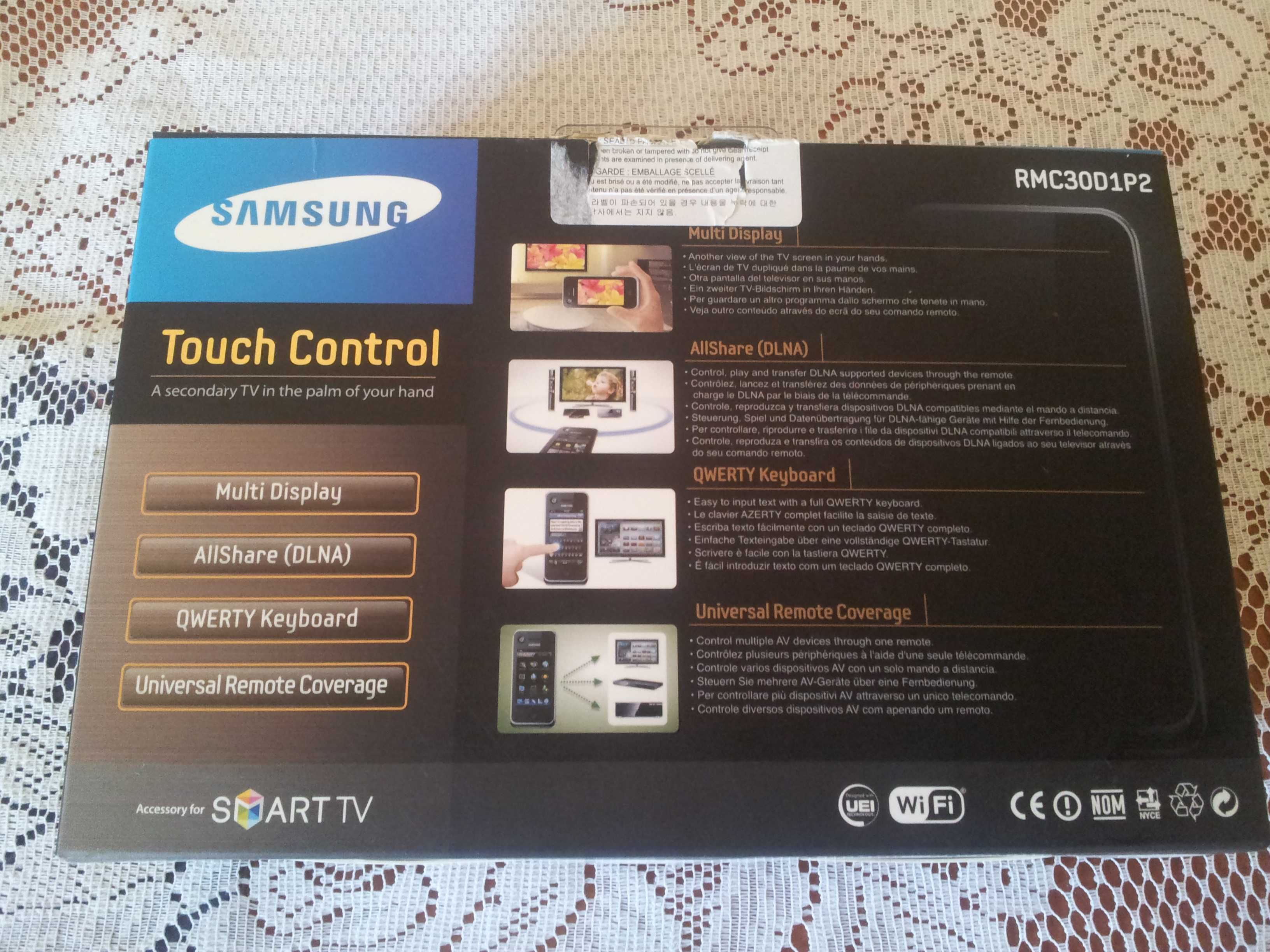 Uniwersalny Pilot Samsung z wyświetlaczem RMC30D1P2 touch control