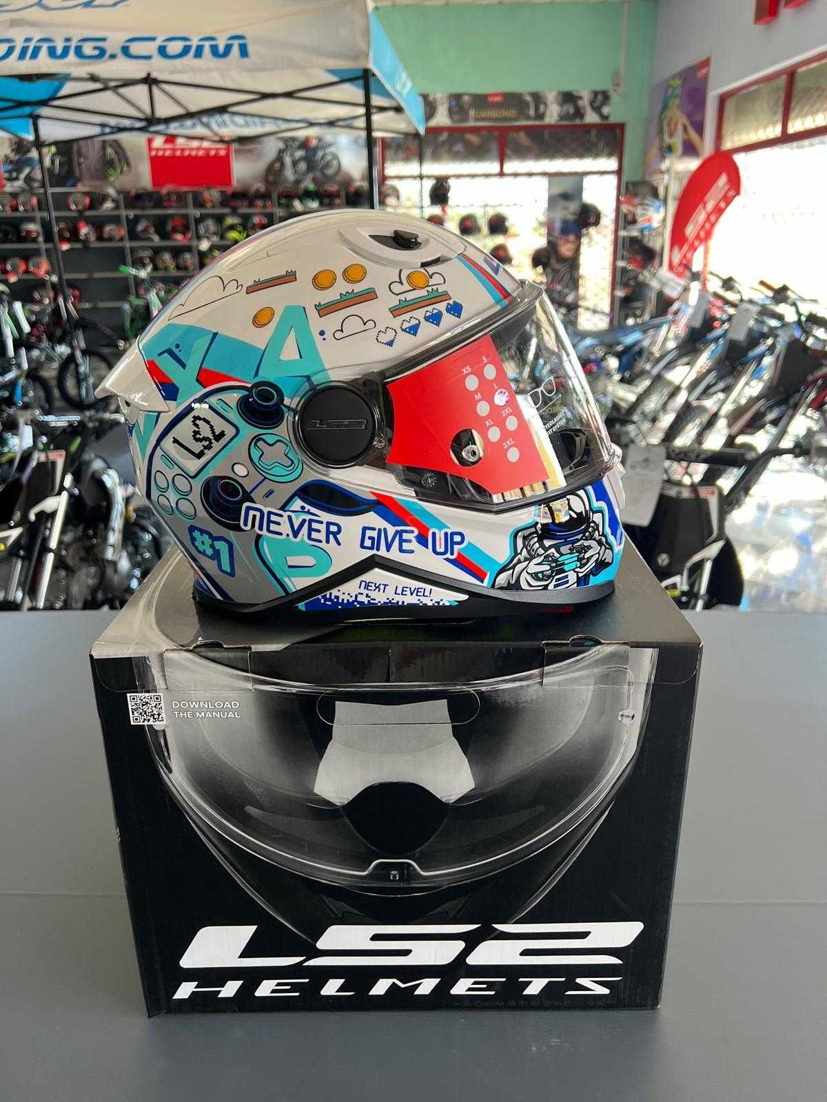 Capacete criança integral LS2 FF812 novo