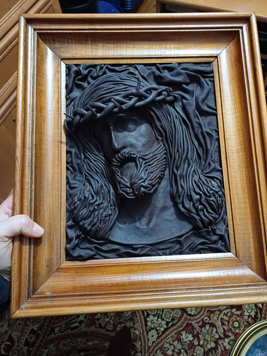 OBRAZ obraz jest ROBIONY ze skóry