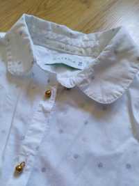 Biała koszula elegancka szkoła 116