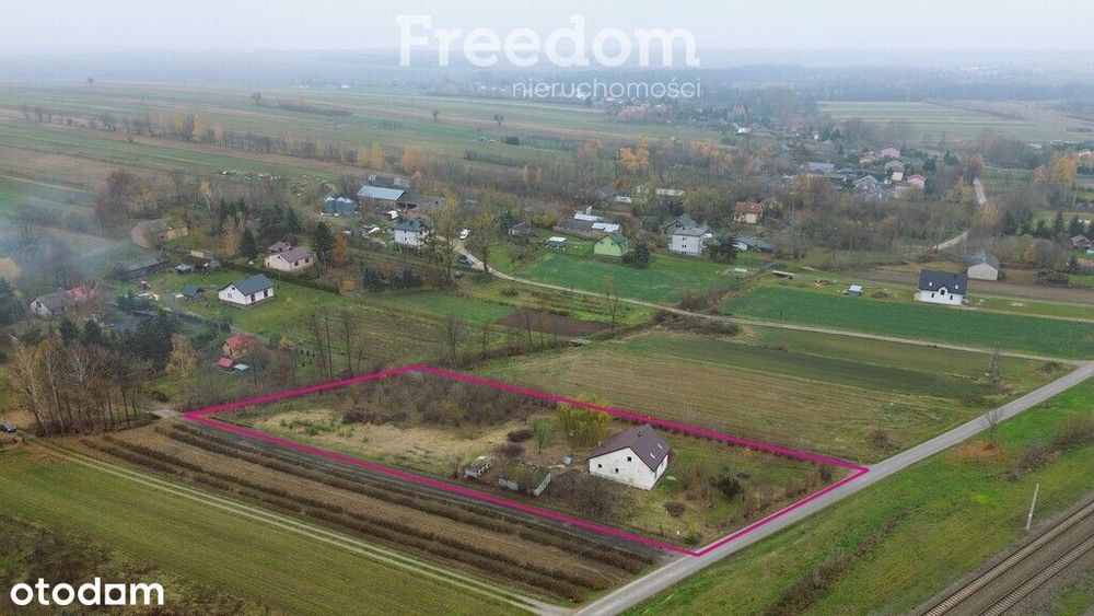 Działka 33 ar z domem 120 m² Zdrapy, Wilkołaz