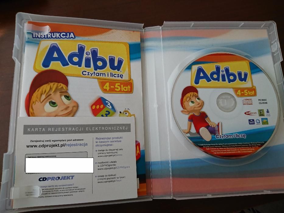 Adibu - 3 CD z programami edukacyjnymi + gratis