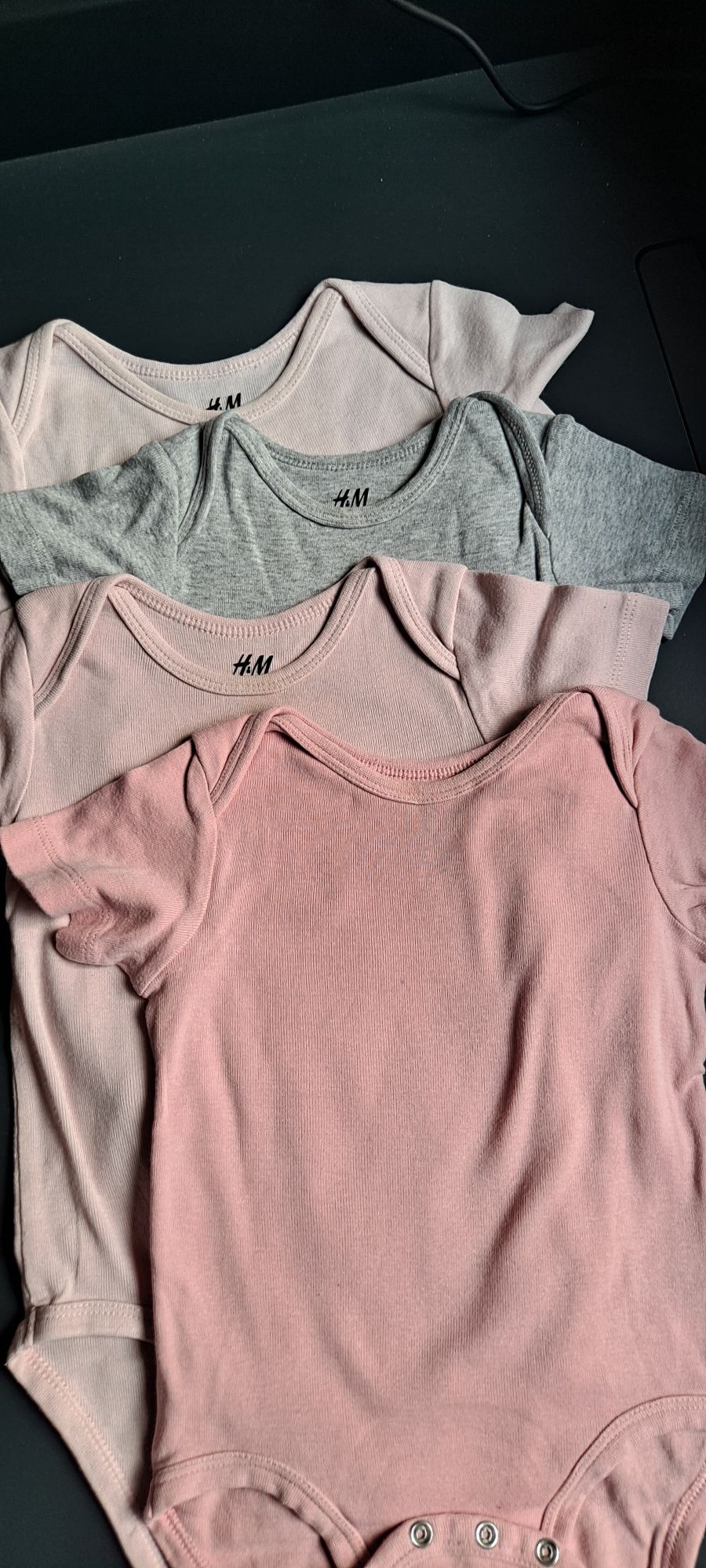 Body 5 szt krótki rękaw  h&m