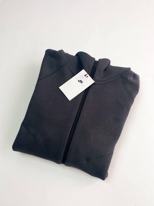 Оригінал! Зіп Худі Nike Tech Fleece чорно-сіре (S) Нові з бірками!
