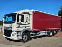 DAF CF370/410/BURTO-FIRANKA/RETARDER/WINDA/OŚ SKRĘTNA-PODNOSZONA/E6/SPROWADZONY/20PALET/BURTO-FIRANKA