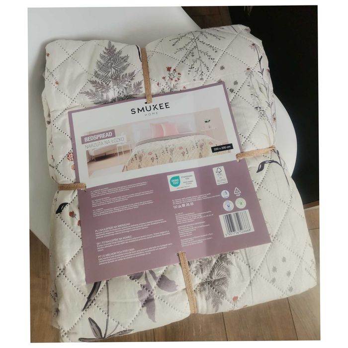 Nowa narzuta na łóżko 220x200 narzuta koc na łóżko
