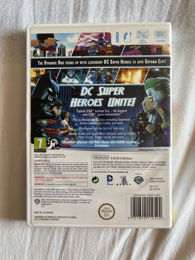 Lego Batman 2 DC Super Heroes Wii