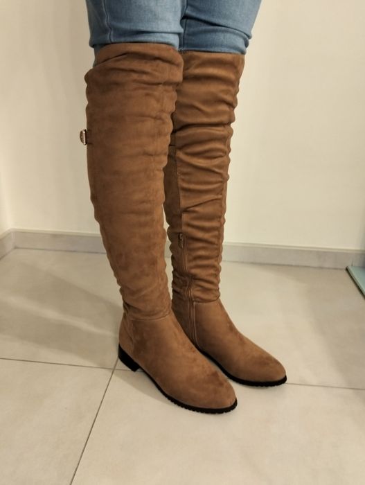 Buty kozaki za kolano