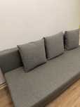 Ikea Asarum sofa kanapa łóżko 130x191 szary jak nowa