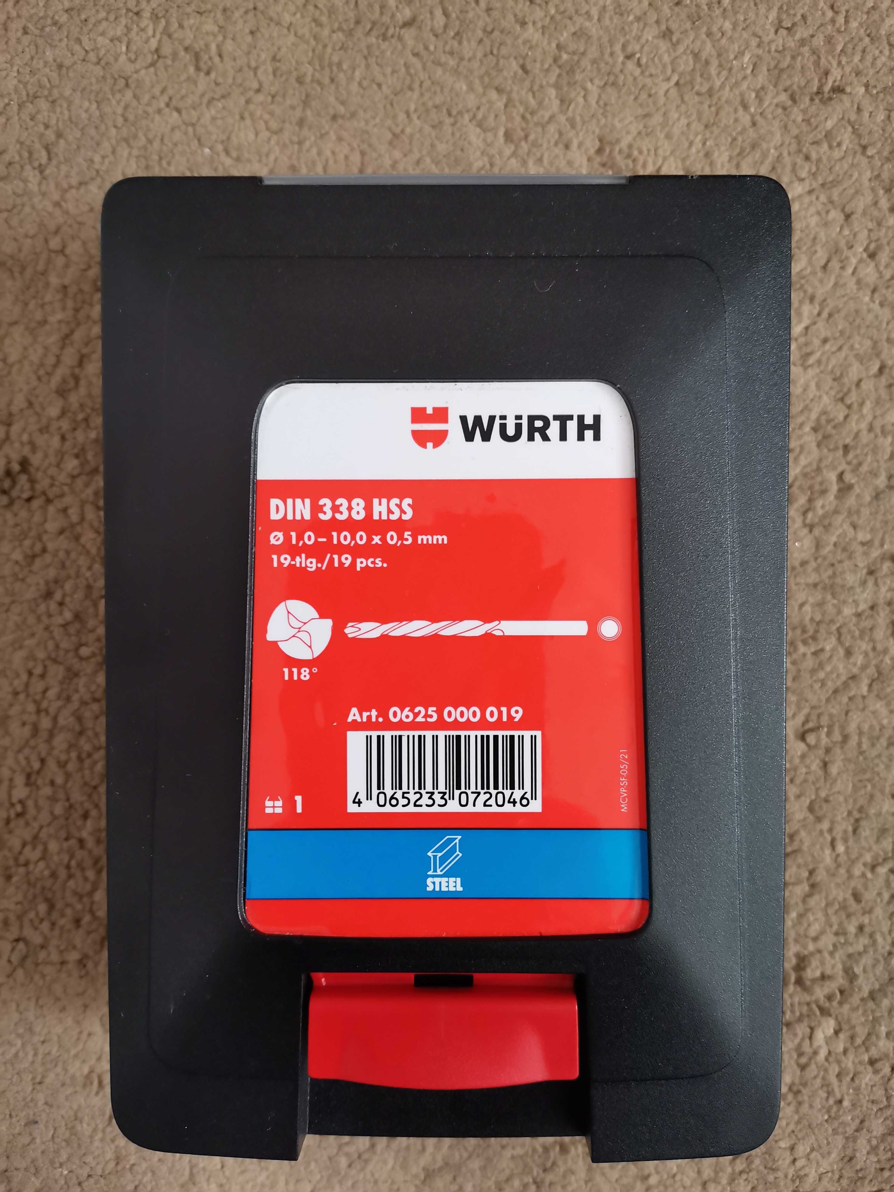 Wurth Zestaw wierteł !!! Nowe !!!