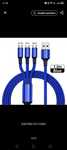 Kabel USB do ładowania telefonu 3w1