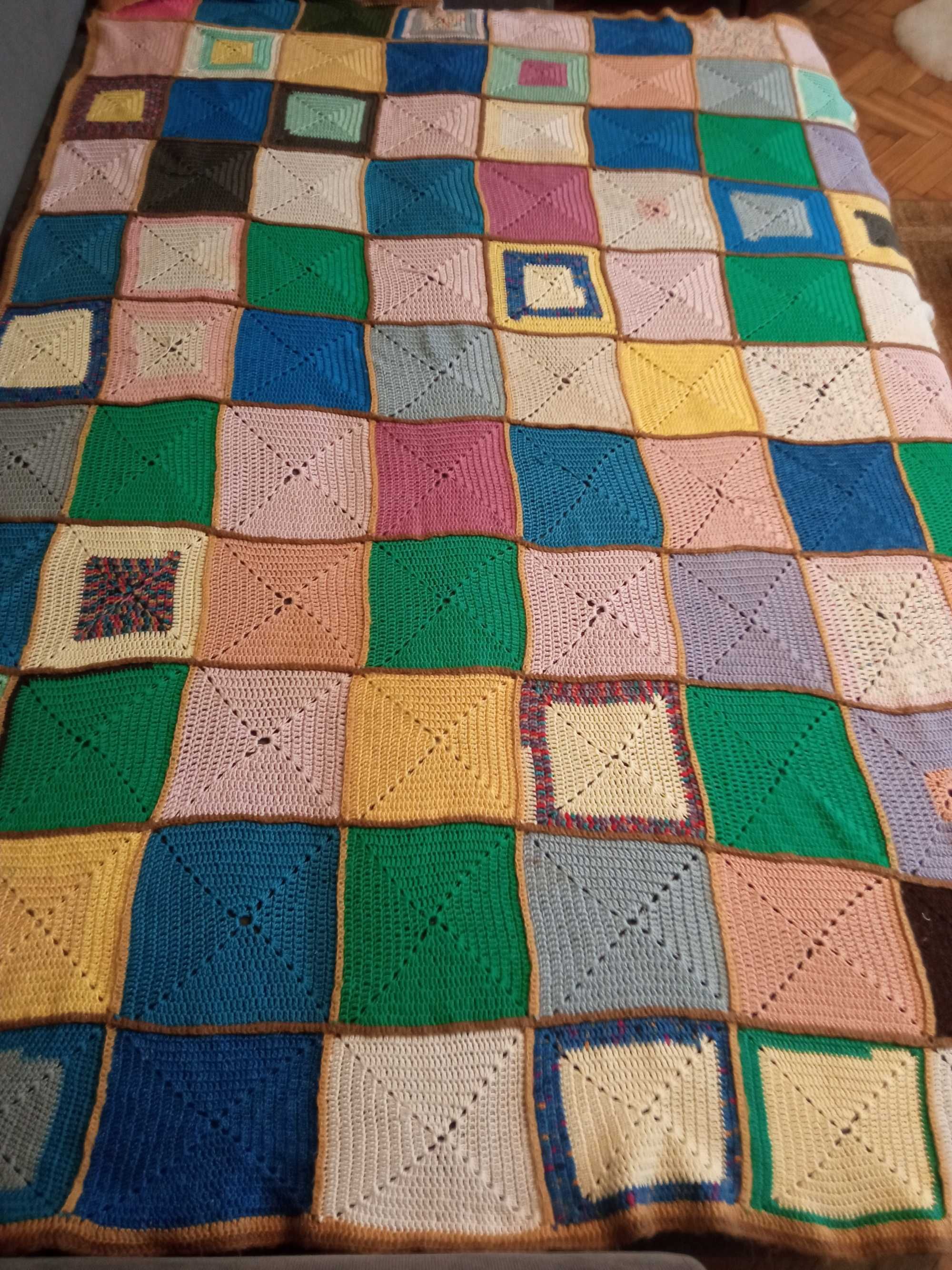 Koc kilim pled, patchwork