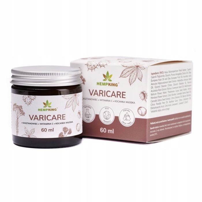 Varicare - maść na naczynka HempKing 60 ml Hemp King