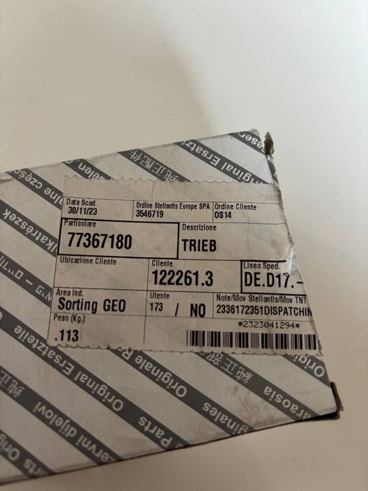 FIAT Фіат Оригінал новий 77367180 AKTYWATOR двигун кондиціювання