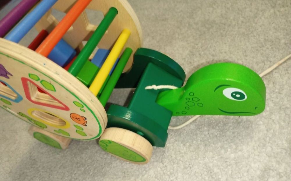 Żółwik zabawka edukacyjna klocki