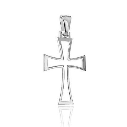 Wisiorek krzyżyk srebrny pr.925 ażurowy