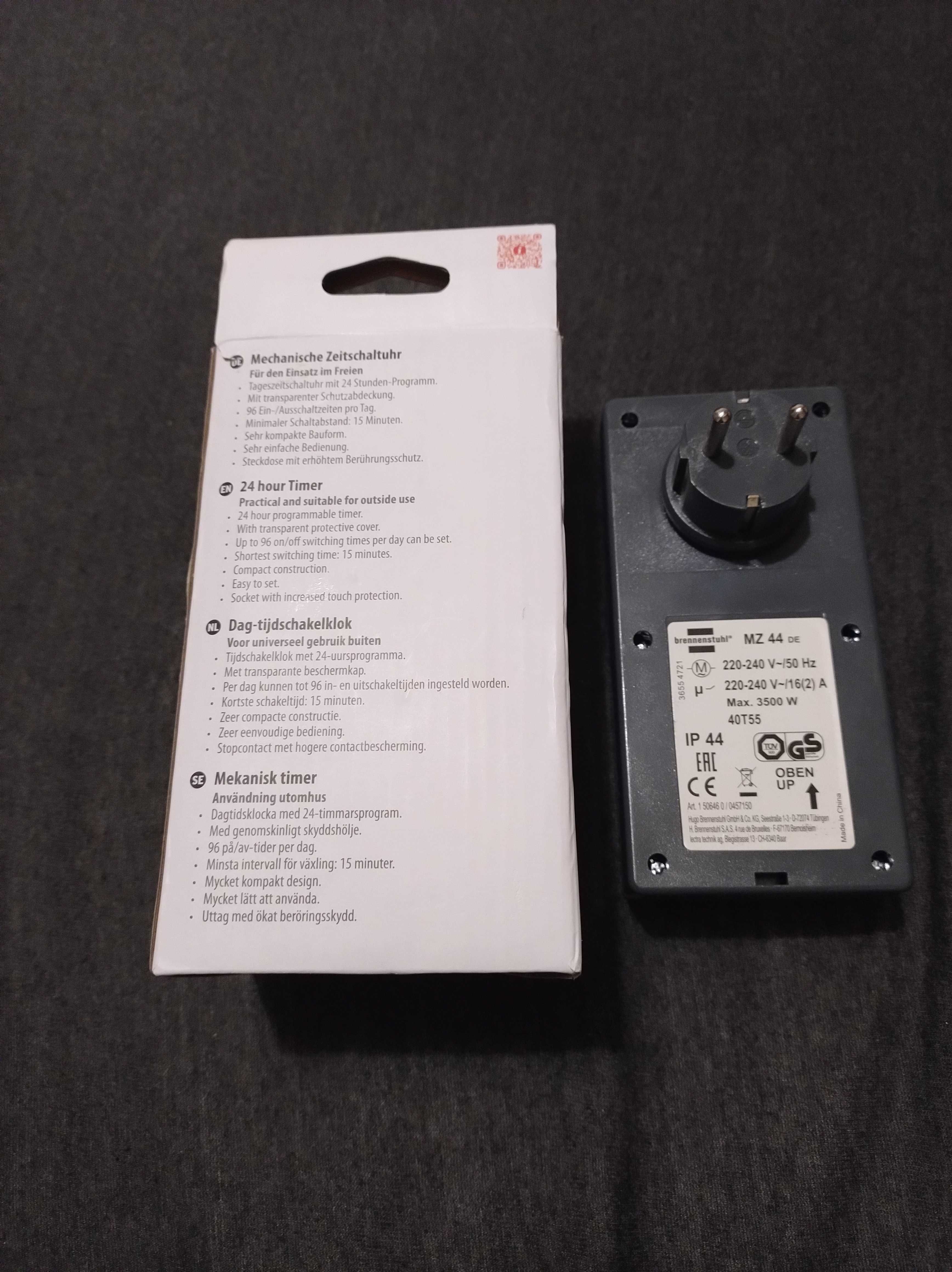 Programator Czasowy MZ 44 DE IP44 Brennenstuhl