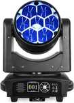 Lampa dyskotekowa z ruchomą głowicą 7 x 40 W LED efekt stroboskopowy