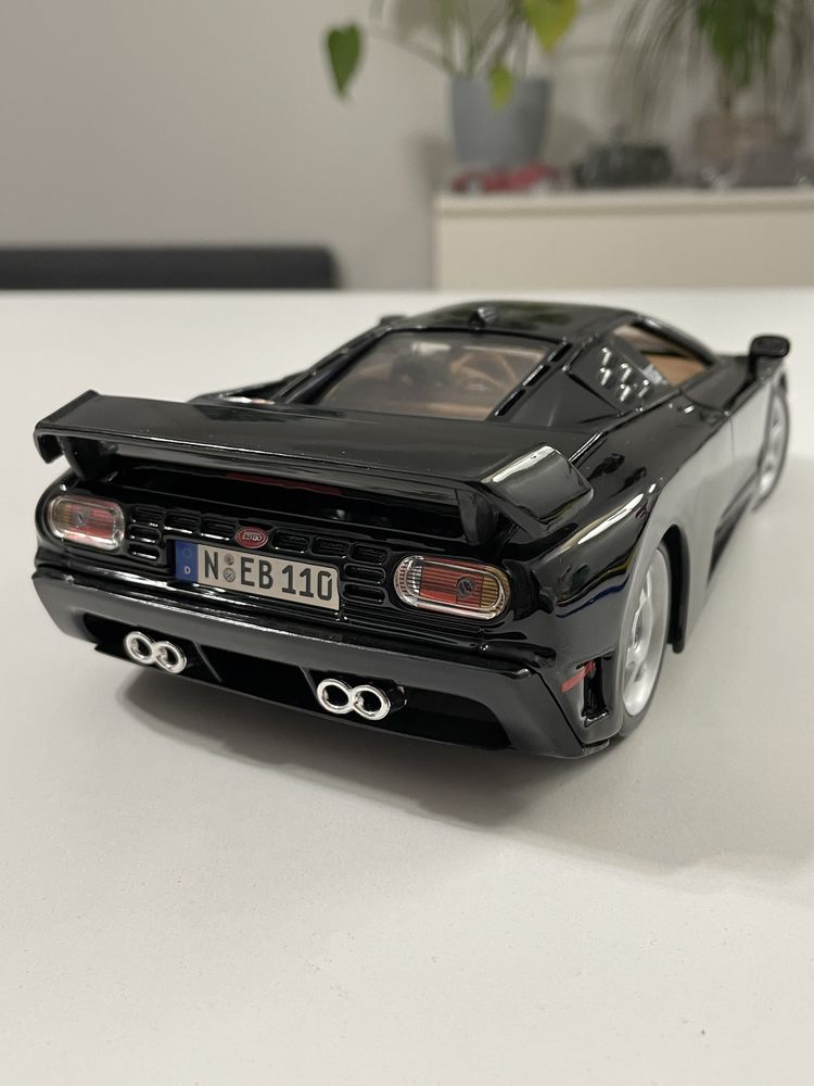 Model Bugatti Dauer EB110 SuperSport SS 1/18 Maisto jak Bburago Solido