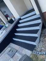Kamienny dywan balkon taras schody