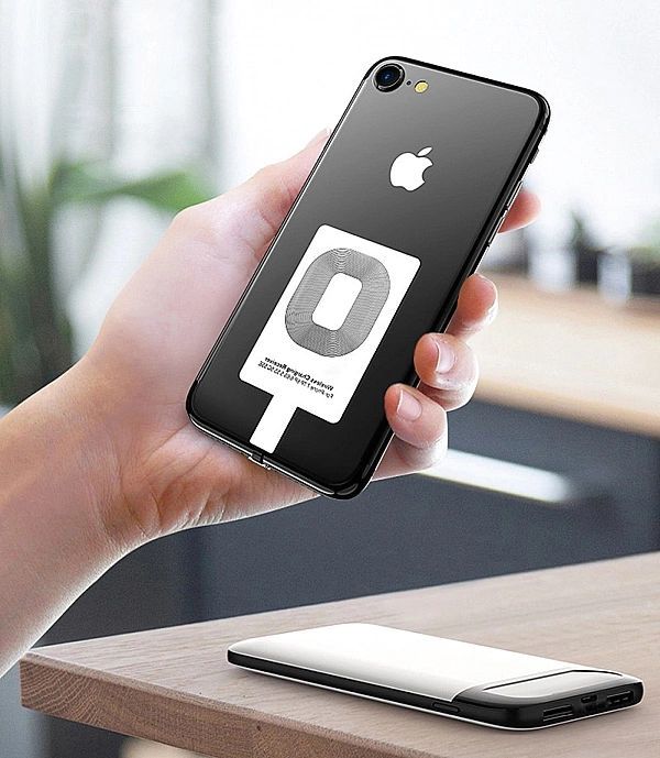 Adapter Qi Indukcyjny Usb-c Lightning micro Usb B