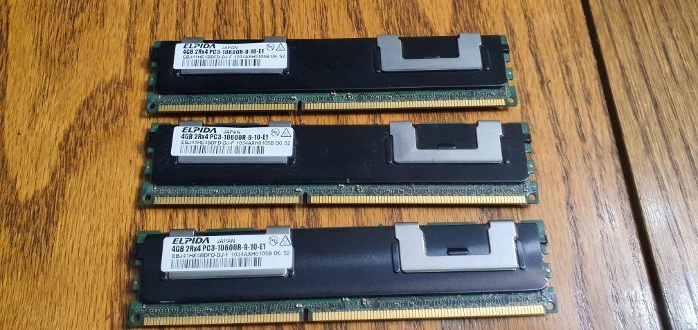 Pamięć ram 3x4gb hp