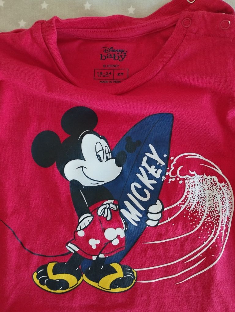 T-shirt Mickey menino 18-24 meses