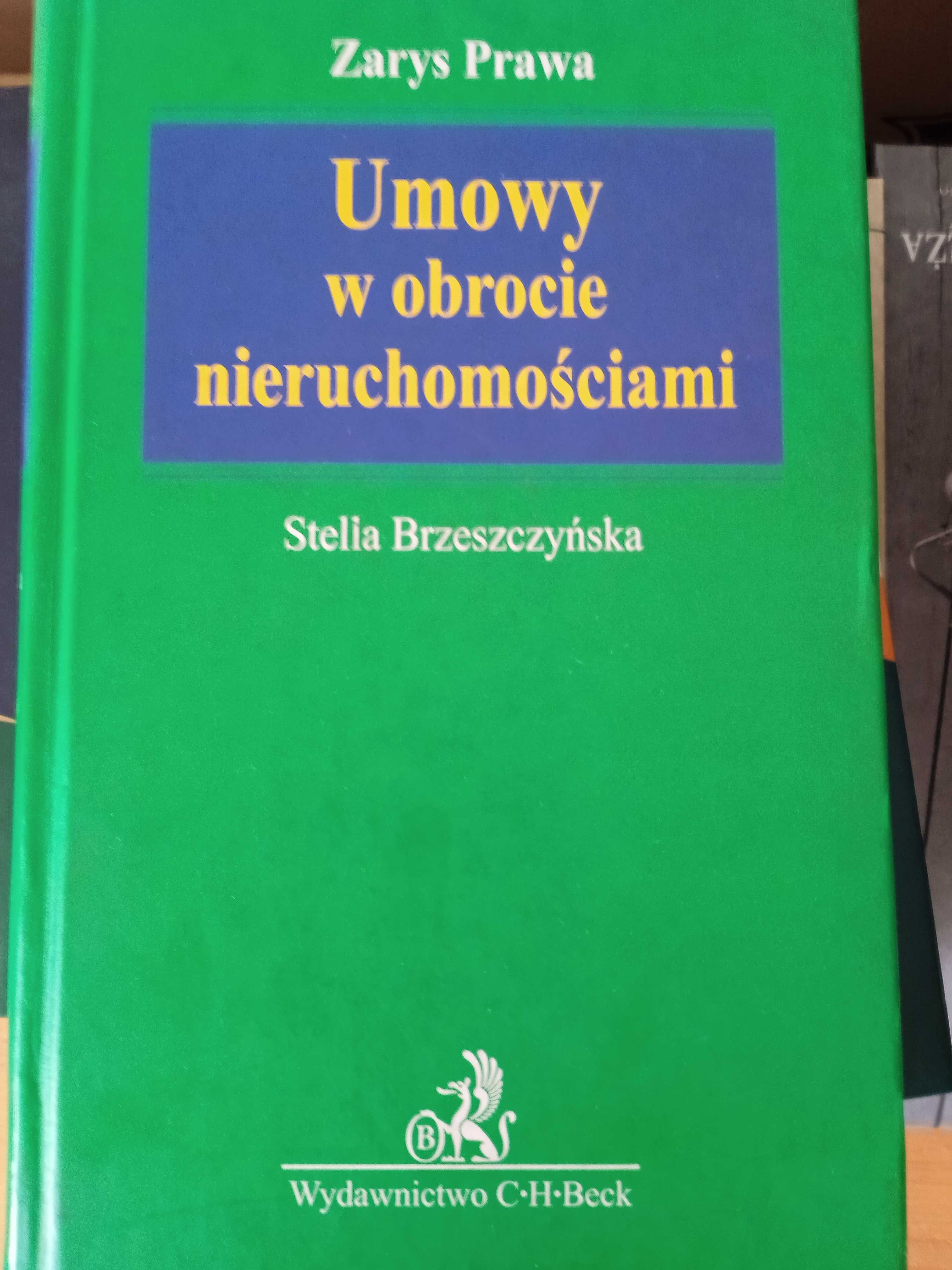 umowy w obrocie nieruchomościami  Stella Brzeszczynska, 2003r.