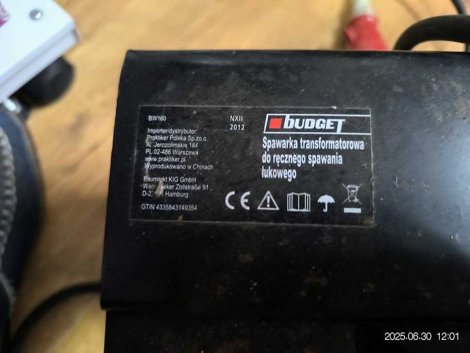 Spawarka transformatorowa BUDGET BW 160