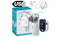 Nebulizator atomizer inhalator medyczny nowy  pulsometr i tlen w krwi