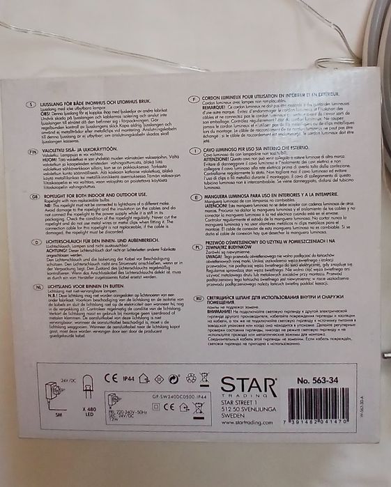 Mangueira 5m de luz verde