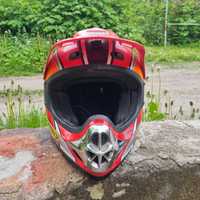 Kask Sno-Pro XROSS Flames (czerwony)