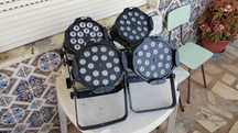Par de leds, Elation Opti Tri 30 + Opti Tri Par + Garras + Barras