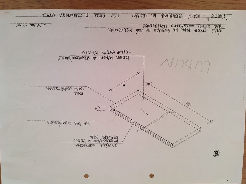 Połki fornit dębowy 10 szt. Wymiary:70x4x40 cm.