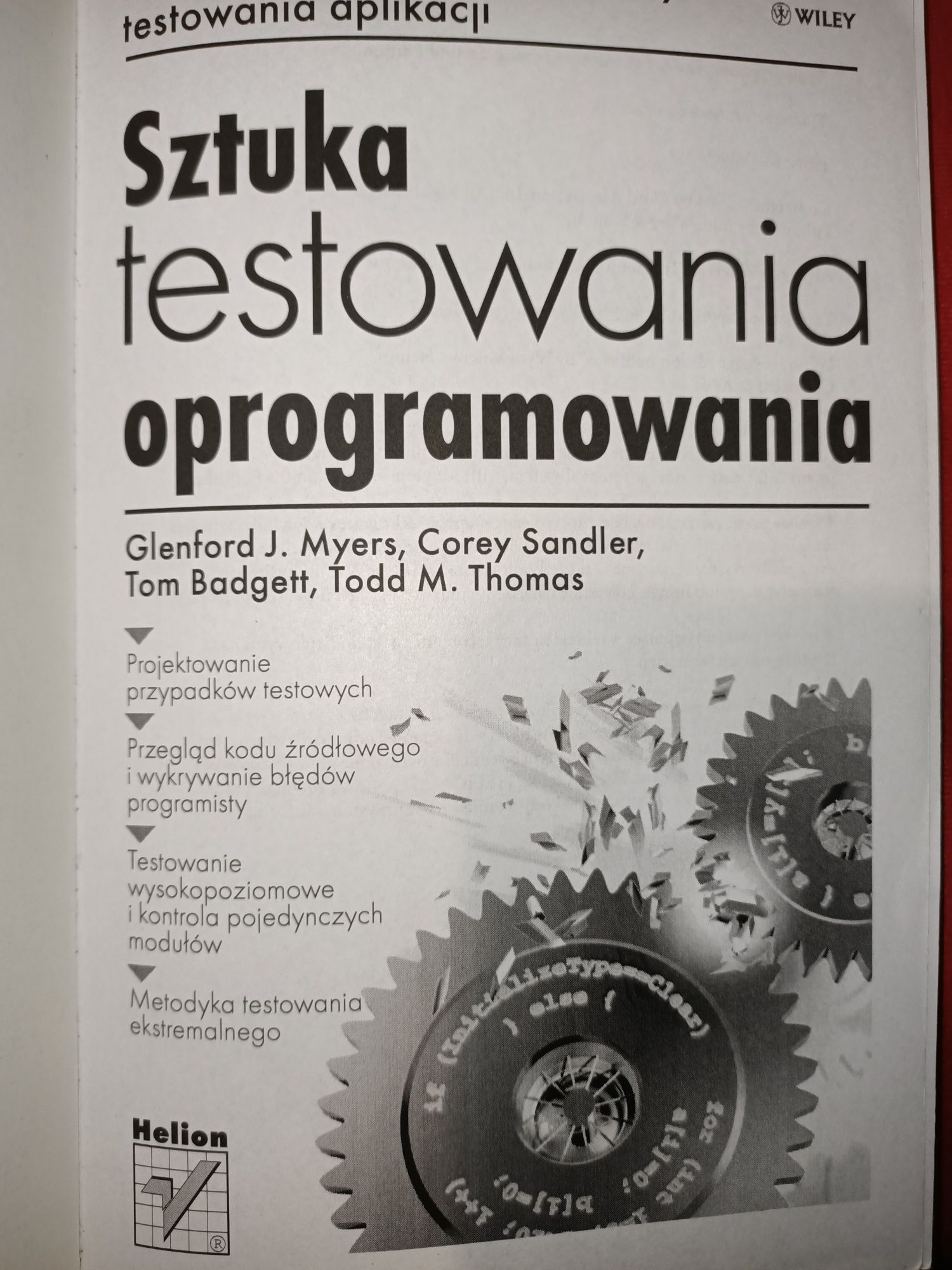 Sztuka testowania oprogramowania MYERS Sandler