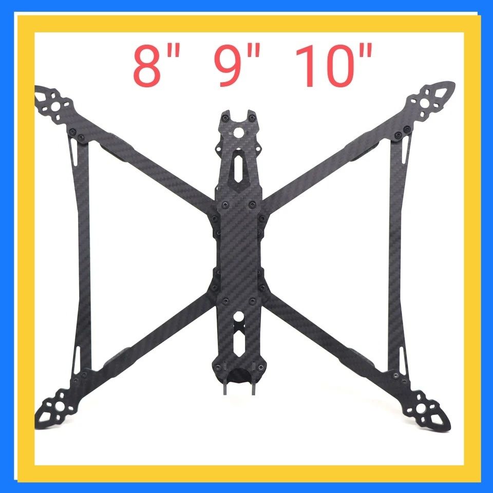 Рама 3"5"7"8" 9" 10"13"15" дюймов.Mark 4 v2 .Карбон Сборка fpv дрона.